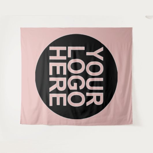 あなたの会社のロゴを追加する タペストリー (正面(横))