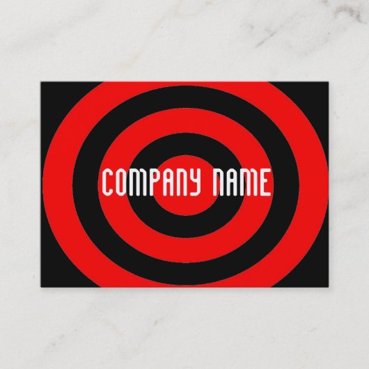 あなたの会社を目標として下さい 名刺 (正面)