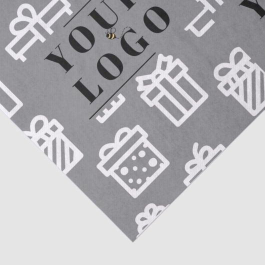 あなたの会社ブランドのクリスマスプレゼントのギフトロゴ 薄葉紙 (詳細)