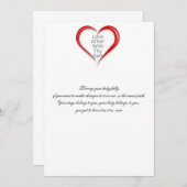 あなたの体を今愛して下さい サンキューカード (正面/裏面)