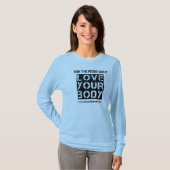 あなたの体を愛して下さい Tシャツ (正面フル)