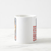 あなたの便の汚れバイクモトクロスマグの血 コーヒーマグカップ (中央)