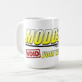 あなたの保証のコーヒー・マグを無効にして下さい コーヒーマグカップ (正面左)