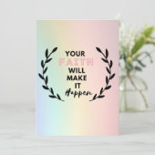 あなたの信仰がそれを実現させる 招待状 (スタンド正面)