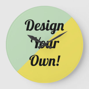 あなたの個人化しますギフトを設計して下さい ラージ壁時計