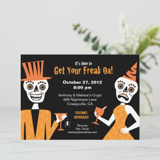 あなたの個性を解き放て - 5x7 招待状 (スタンド正面)