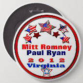 あなたの候補者バージニア 缶バッジ (正面&裏面)