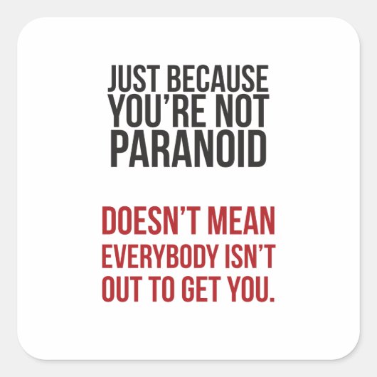 あなたの偏執的な… スクエアシール (正面)