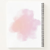 あなたの健康で幸せな水の色の料理本 ノートブック (裏面)