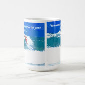 あなたの健康に価格を置くことができません コーヒーマグカップ (中央)