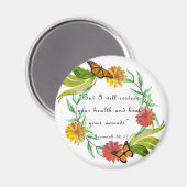 あなたの傷を癒してあげよう – Jeremiah 30:17 マグネット (正面/裏面)