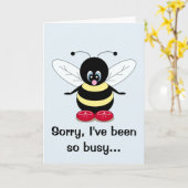 あなたの働き者の考えることは梳きます カード (黄色い花)