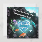 あなたの優しい海が好き走深い サンキューカード (正面)