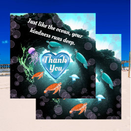 あなたの優しい海が好き走深い サンキューカード