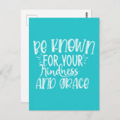 あなたの優しさと恵みのために知られている ポストカード (正面/裏面)