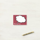 あなたの先生からのフレンドリーなメモ!  個人化して下さい ポストイット (デスク上)