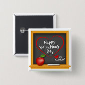 あなたの先生ハッピーバレンタインデーを! 缶バッジ (正面&裏面)