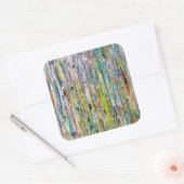 あなたの光をステッカーの下に輝かせなさい スクエアシール (封筒)