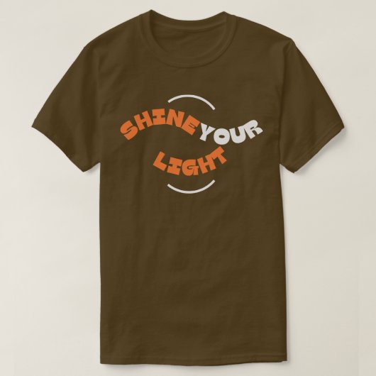 あなたの光を人々の前に輝かせなさいマタイ516聖書 Tシャツ (デザイン正面)