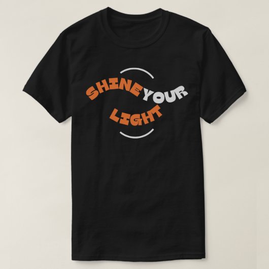 あなたの光を人々の前に輝かせなさいマタイ516聖書 Tシャツ (デザイン正面)