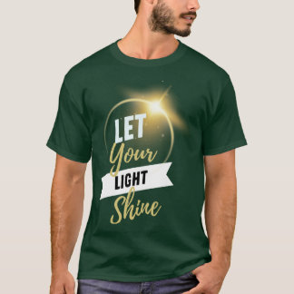 あなたの光を輝かせなさいマタイ516聖書の聖句Chris Tシャツ