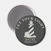 あなたの光を輝かせなさい-マタイ 5:16 マグネット (正面/裏面)