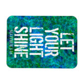 あなたの光を輝かせるポスター マグネット (横)