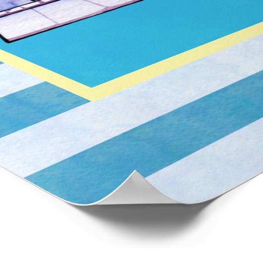 あなたの光を輝かせ明るいライトハウスタイポグラフィ ポスター (角)