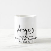 あなたの入場の電話番号を用いるコーヒーカップ コーヒーマグカップ (中央)