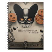あなたの内なるポーをヴィンテージのハロウィンで解き放つ ノートブック (正面)