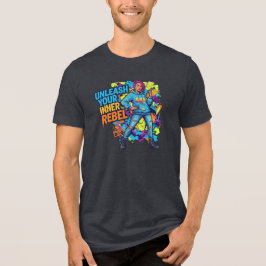 あなたの内なる反逆心を解き放て - トライブレンドTシャツ