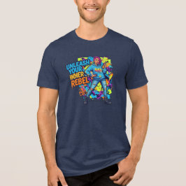 あなたの内なる反逆者を解き放て - トライブレンドTシャツ