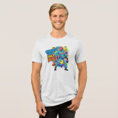 あなたの内なる反逆者を解き放て -  トライブレンドＴシャツ (正面全面)