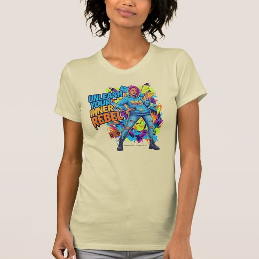 あなたの内なる反逆者を解き放て - Tシャツ (正面)