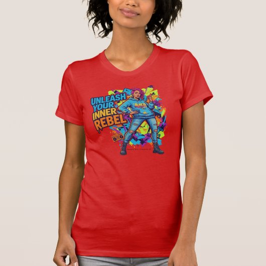あなたの内なる反逆者を解き放て - Tシャツ (正面)
