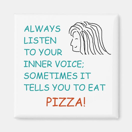 あなたの内なる声 – マグネット – カスタマイズ (正面)