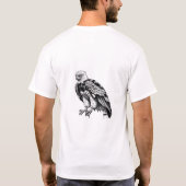 あなたの内なる強さを解き放つ – Regal Harpy Eagle Tシャツ (裏面)