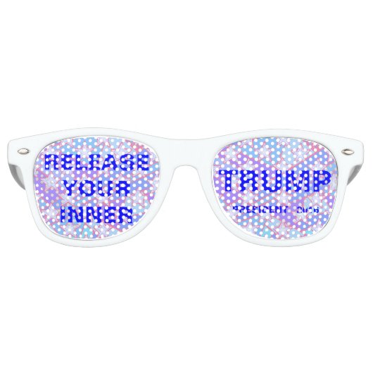 あなたの内トランプのノベルティ政治を解おもしろい放 レトロサングラス (正面)