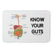 あなたの内臓の消化系のギークのユーモアを知って下さい バスマット (正面)