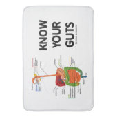 あなたの内臓の消化系のギークのユーモアを知って下さい バスマット (正面縦)