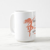 あなたの内部の口やかましい女を自由にして下さい コーヒーマグカップ (正面左)