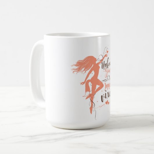 あなたの内部の口やかましい女を自由にして下さい コーヒーマグカップ (正面左)