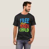 あなたの内部の子供のワイシャツ及びジャケットを放して下さい Tシャツ (正面フル)