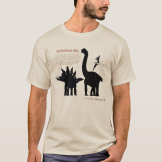 あなたの内部の恐竜のシルエットのワイシャツグレゴリーポール Tシャツ