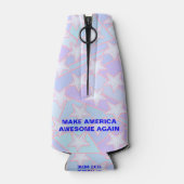 あなたの内部トランプボトルの政治的おもしろいな ボトルクーラー (裏面)