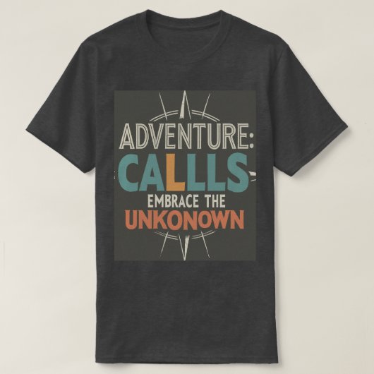 あなたの冒険をカスタマイズTシャツ Tシャツ (デザイン正面)
