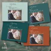 あなたの写真がついに結ぶ結び目婚約 案内ポストカード