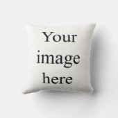 あなたの写真が付いている幸せな第4誕生日の枕 クッション (裏面)