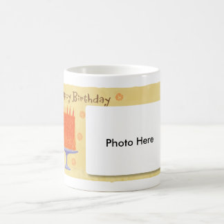 あなたの写真が付いている誕生日のマグ コーヒーマグカップ