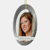 あなたの写真が付いている2014年の卒業の記念品のクラス セラミックオーナメント (右)